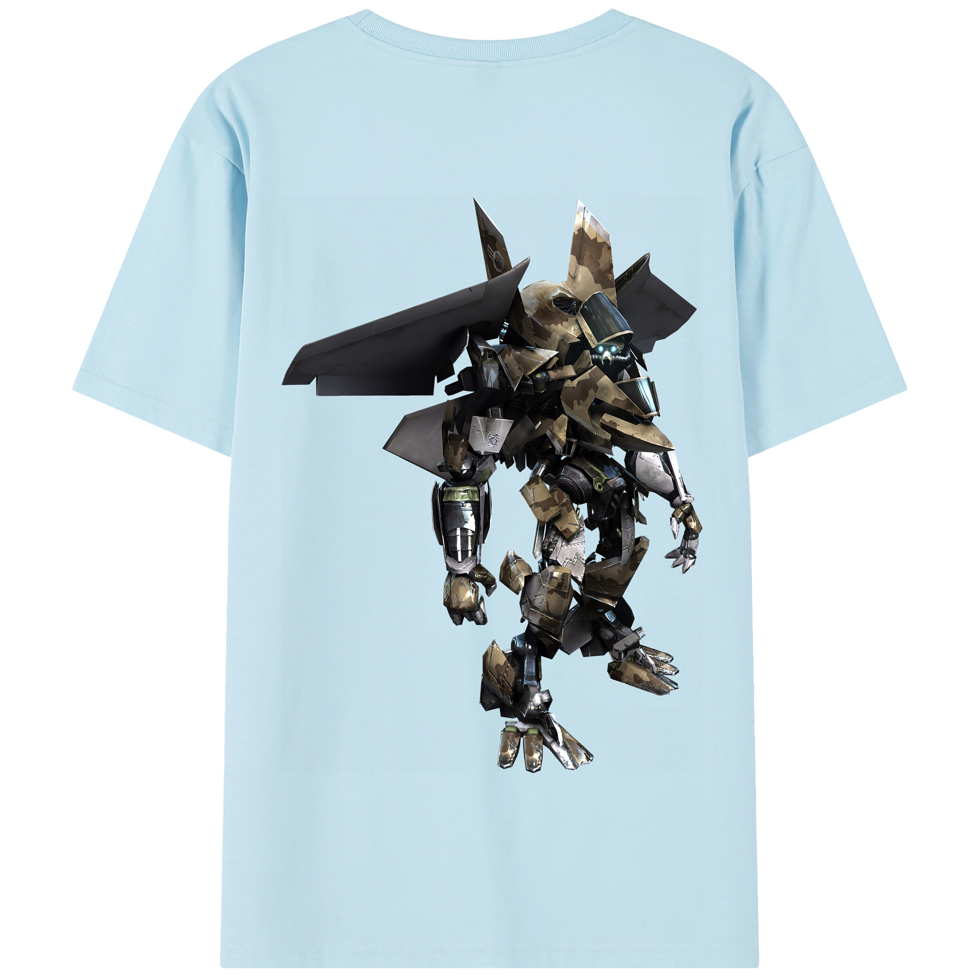 （画像用） Transformers トランスフォーマー 綿100％半袖Tシャツ（背面プリント）